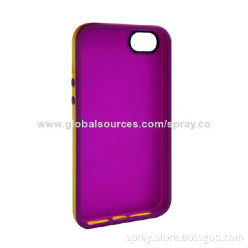 Dual Color Injection TPU Case Cover Bumper for iPhone 5/5S, Different Colors Available